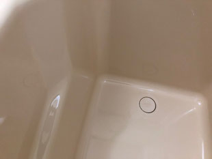 FRP浴槽ヘアークラック修理、塗装