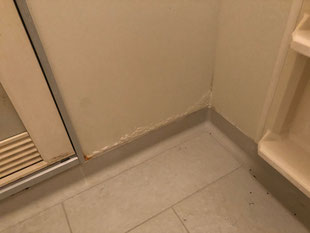 ユニットバス洗い場廻り錆修理
