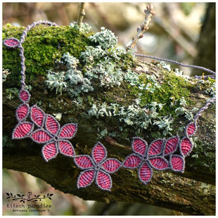 kp kitsch-paradise artisans créateurs création tissage macramé micromacramé couleur nature art fleur en fleur