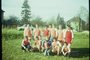 h.v.l. Thomas Adler, Harald Meckel, Peter Burkhardt, Lutz Niemeczeck, Frank Kadner, Erwin Schau, Eckhardt?, v.v.l. Michael Bröse, Michael Reumann, Peter Winkler, Klaus Mainz, Rüdiger Scharf