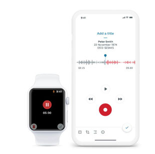 SpeechLive app en smartwatch