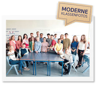 Coole Gruppenbilder vom Schulfotografen