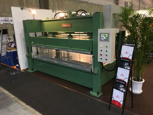 日本木工機械展ウッドエコテック2017弊社ブース