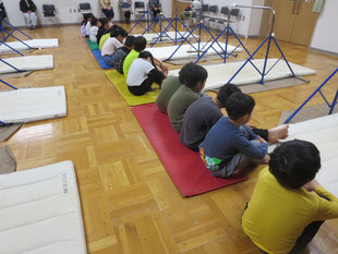 札幌市中央区円山教室、体育、幼児、小学生、マット、とび箱、鉄棒