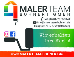 Malerteam-Bohnert, Hauptstr. 75, 77799 Ortenberg