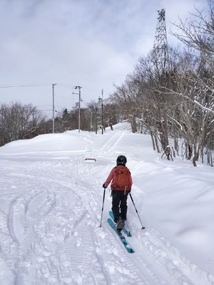 頂上手前の広場