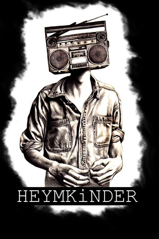 Damen Shirt aus Erfurt Thüringen Motiv Mann mit Radio - Tattoo Fashion - Handmade in Erfurt