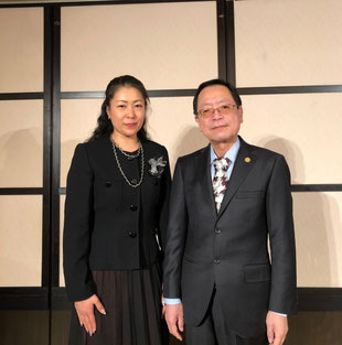 日本仲人協会 中西圭司理事長と 2020東京新年会で