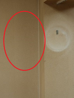 クロスのたばこ汚れ