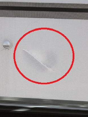 網戸の破れ