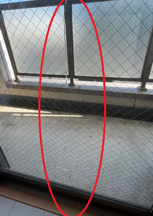 窓ガラスの割れ
