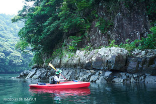 屋久島の清流,白谷雲水峡,リバーカヤック,屋久島,半日,ガイドツアー