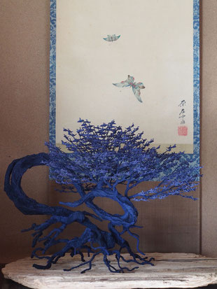 B104s  銅製雲鶴図木瓜形手焙　取手付　骨董　火鉢　赤銅 B104s 銅製雲鶴図木瓜形手焙 取手付 骨董 火鉢 赤銅