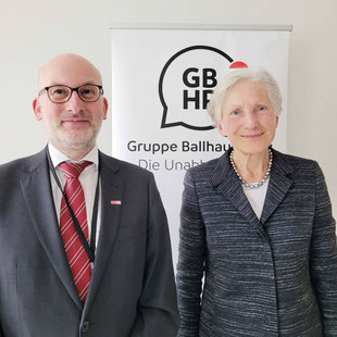 Gesandter Mag. Gerhard Eisl und Dr. Irmgard Griss