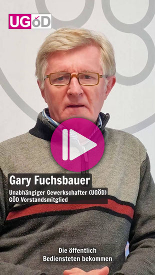 UGÖD Gary Fuchsbauer zum Gehaltsabschluss und der Absage der Demo