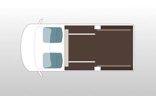 Tourdo Star-カーゴスペースフロアプラン