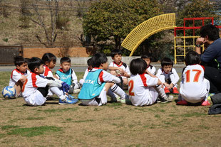 サザンFCの練習風景（横浜市南区の少年サッカーチーム）