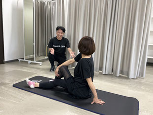 フィットネスジムセミパーソナル指導