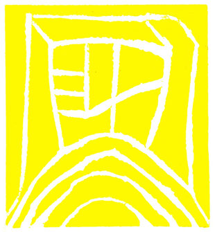 linoleum originale di Roberto Dossi (misura 94x85 mm)