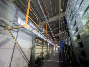 パレット崩落危険防止柵：工事後