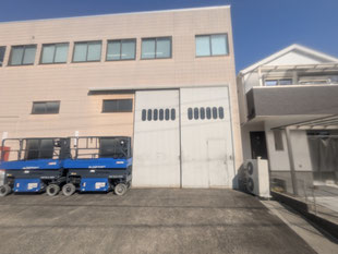 鉄製吊り戸修理作業：工事後