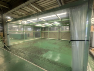 テント作業場新設工事：工事後