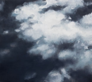 Wolken 3 40x45cm oil on canvas 2023