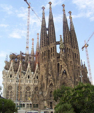 Sagrada Familia  von Antoni Gaudi © Creative Commons