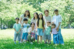 子ども達と給食