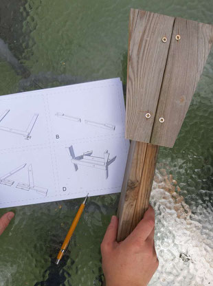 DIY reclaimed wood outdoor chair with free plans by Heidi Mergl Architect