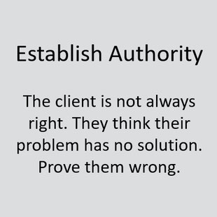 Establish authority