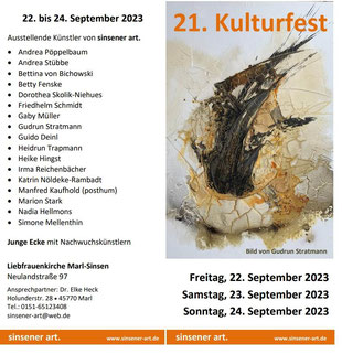 Flyer zum Kulturfest