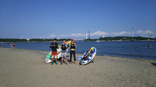 ウインドサーフィン　ＳＵＰ　スクール　神奈川　横浜　海の公園　スピードウォール