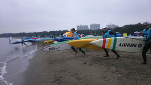 ウインドサーフィン　ＳＵＰ　海の公園　神奈川　横浜　スピードウォール　サップフェスティバル