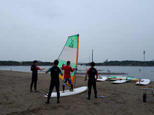 ウインドサーフィン　スクール　ＳＵＰ　海の公園　神奈川　横浜　スピードウォール　初心者　体験