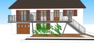 RENOVATION ET AGRANDISSEMENT DE TERRASSE - Lionel CERTIER - Architecture d'intérieur