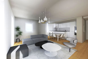 SALON-SEJOUR CONTEMPORAIN - Lionel CERTIER - Architecture d'intérieur