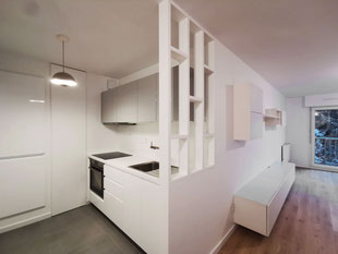 RENOVATION D'UNE CUISINE AVEC CLAUSTRA SEPARATIF - Lionel CERTIER - Architecte d'intérieur à Strasbourg