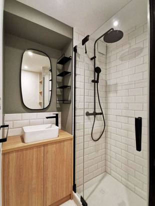 RENOVATION DE SALLE D'EAU STYLE INDUSTRIEL - Lionel CERTIER - Architecte d'intérieur à Strasbourg