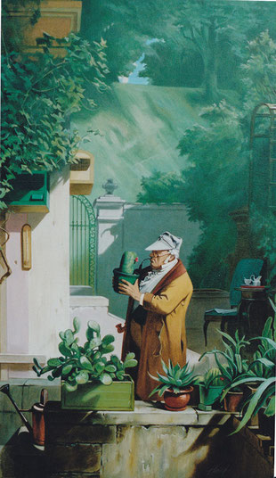 Carl Spitzweg by Joachim Thiess, Fotorealist