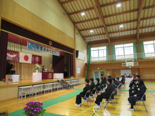 武並小学校卒業式