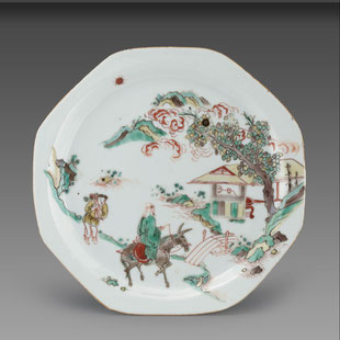 Fig. 24 Wucai Dish with Figural Scene © Shanghai Museum