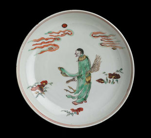 Fig. 14 A Wucai Figural Dish, Collection of the © Museum of Fine Arts, Boston. 