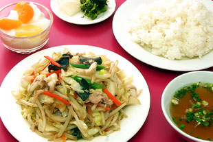 野菜炒め定食