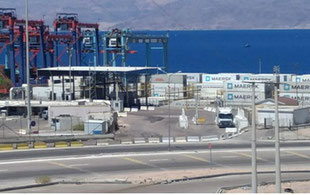 X-ray inspection site in the Aqaba Container Terminal （Photo taken on 1st of August 2018）
