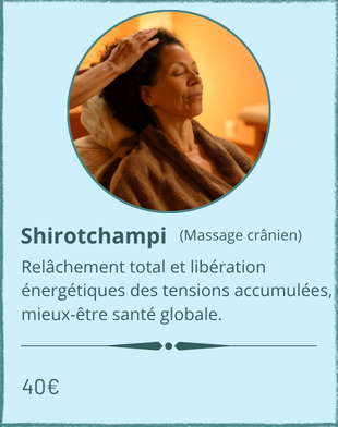 Massage ayurvédique - shirotchampi - casabienetre.fr