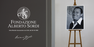 Alberto Sordi - Quadro Donazione Fondazione