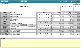 実行予算書の鏡となる