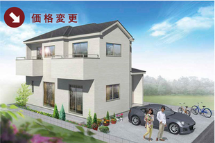 岡山県岡山市中区藤原光町の新築一戸建て分譲住宅の外観 物件詳細ページにリンク