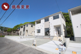 岡山市北区西辛川の新築一戸建て分譲住宅の外観 物件詳細ページにリンク